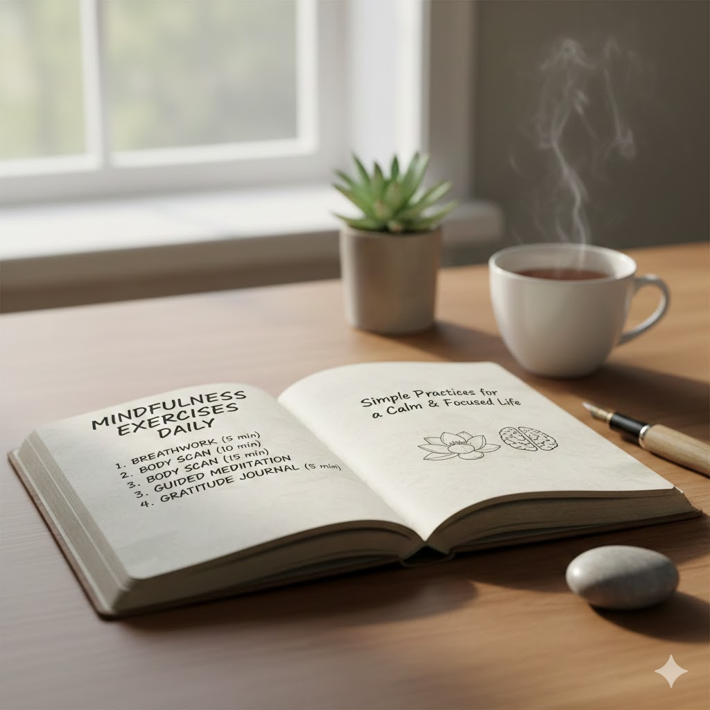 Mindfulness Exercises Daily: Simple Practices for a Calm and Focused Life
